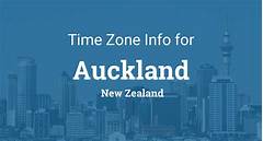 Current Time In Auckland New Zealand