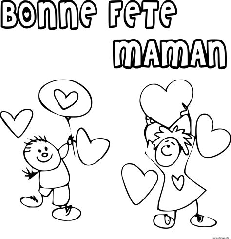 Coloriage Fete Des Meres Maternelle Dessin Fete Des Meres Imprimer