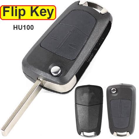 Opel Vauxhall Flip Key Remote Fob Mhz Buttons With