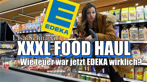 Xxxl Food Haul Edeka Wocheneinkauf Einkauf Deutsch Preise