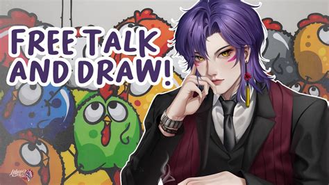 Freetalk And Draw Gambar Vtuber Sambil Ngobrol Bareng Kamu P Youtube