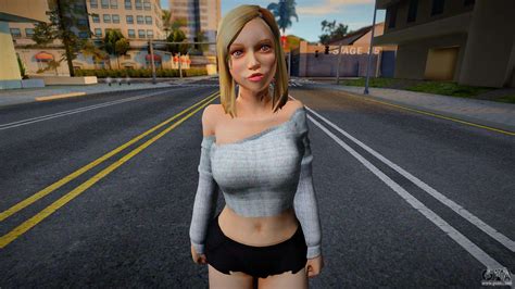 Parasit City Blonde Girl Skin For Gta San Andreas