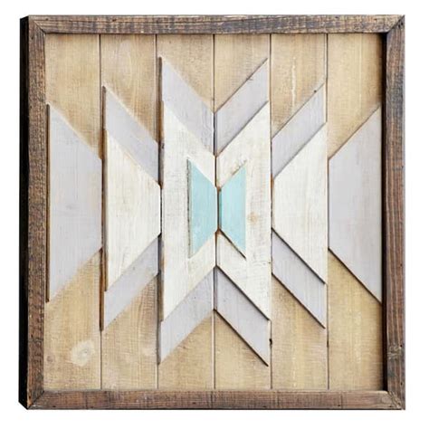 Litton Lane In X In Wood Brown Handmade Southwestern Geometric