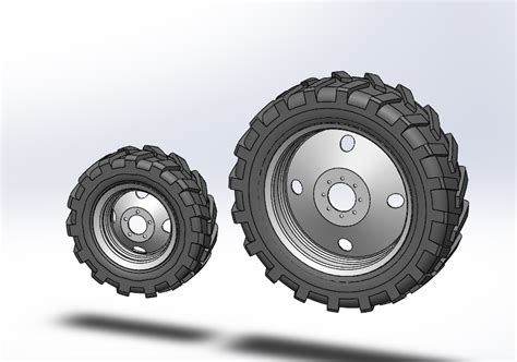 Колёса на трактор МТЗ 82 - Чертежи, 3D Модели, Проекты, Механизация ...
