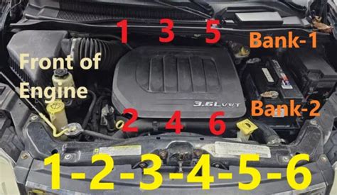 Chrysler Dodge Pentastar 3 6L Engine Firing Order Cylinder Location