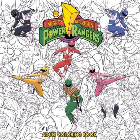 Mighty Morphin Power Rangers Gets The Adult Coloring Book Treatment