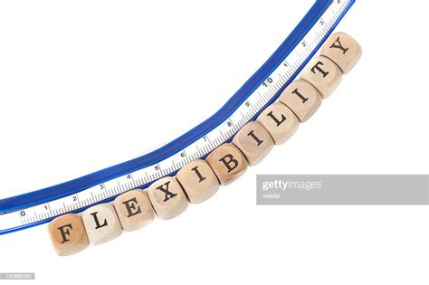 Flexibility Word On Metering Rule High Res Stock Photo Getty Images