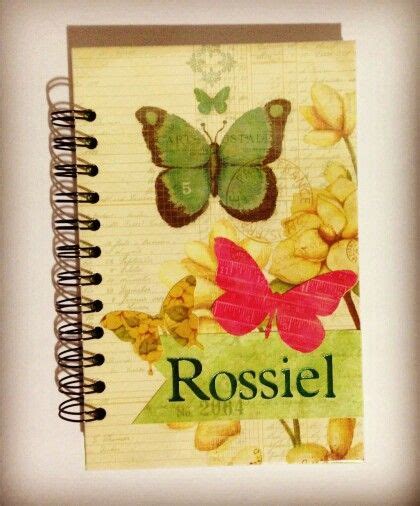 Agenda Tipo Cuaderno Personalizada Con Doble Anillo Met Lico Negro