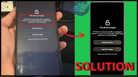 This Device Is Locked Xiaomi Associated With An Existing Mi Account