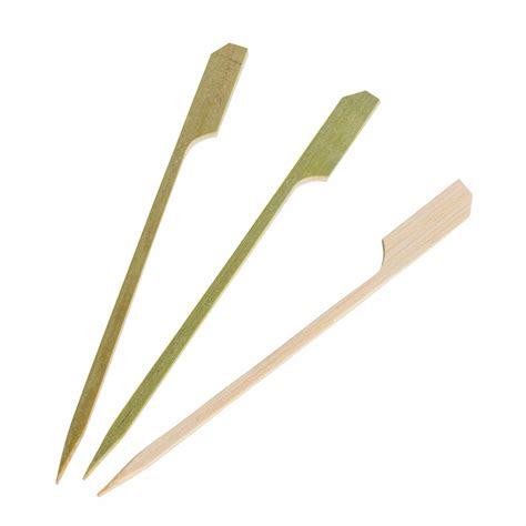 Disposable Flag Gun Shaped Bamboo Skewers Teppo Gushi Korin