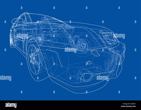 Car Sketch Vector Stock Vector Image Art Alamy