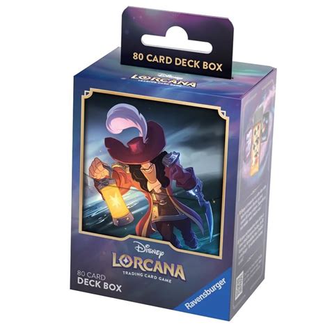 Disney Lorcana Das Erste Kapitel Deck Box Captain Hook