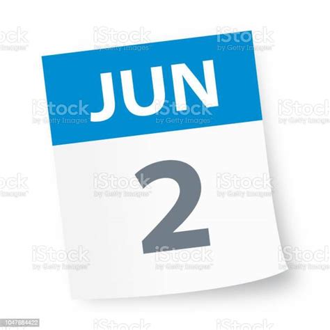 6月2日日曆圖示向量圖形及更多2019圖片 2019 2021 2號 Istock