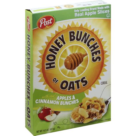 Honey Bunches Cereal With Real Apples And Cinnamon Bunches Cereal