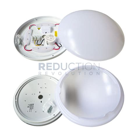 Led Oyster Light In 4 Sizes With Tri Colour Switch