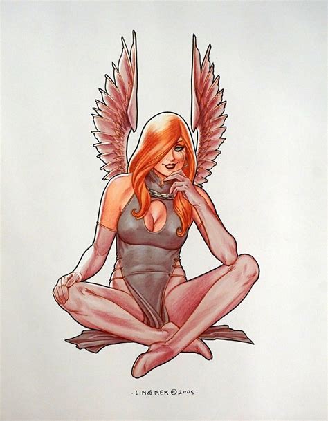 Joseph Michael Linsner Original Art DAWN Wings Of Dawn JML Art