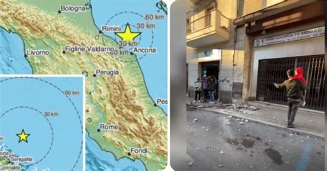 Marche Forte Scossa Di Terremoto Magnitudo Di 5 5 Sulla Costa Di