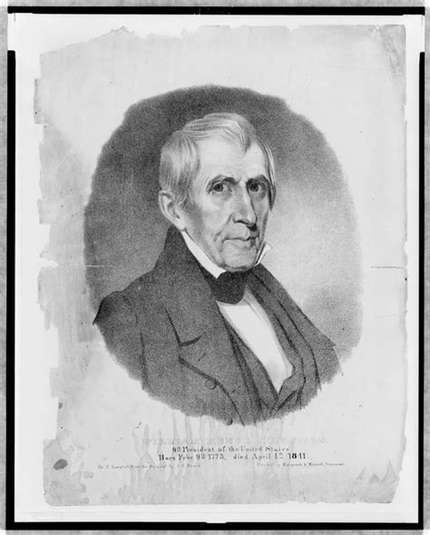 William Henry Harrison 9th President Of The United States Born Febr