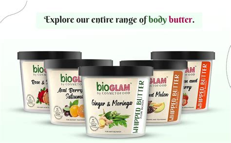 Buy Cosmetofood Bioglam® Whipped Body Butter With Ginger And Moringa For