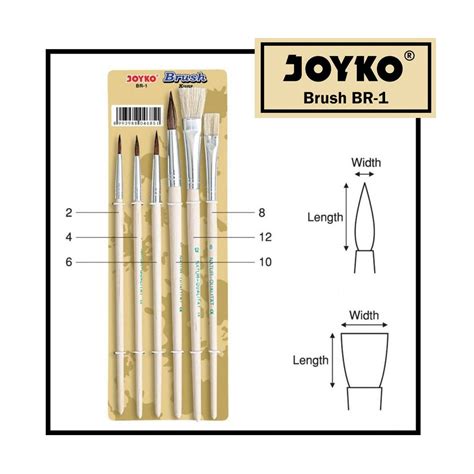 Jual Kuas Lukis Joyko Set Joyko Brush Set Br Kuas Cat Air