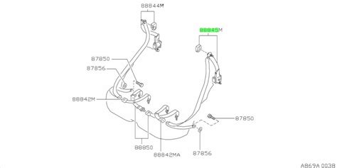 Buy Genuine Nissan E E Belt Assembly Rear Seat