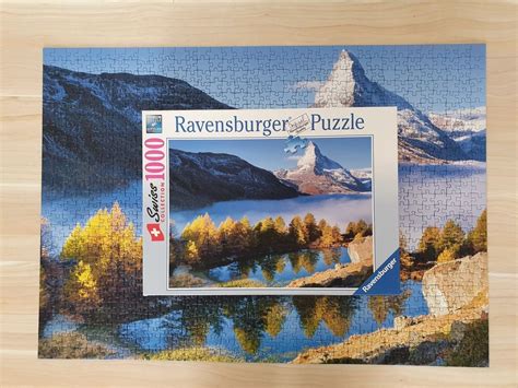 Puzzle Ravensburger 1000 Teile Grindjisee Mit Matterhorn Acheter