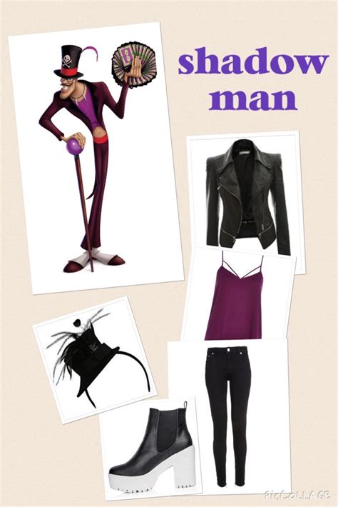 shadow man costume #princessandthefrog #diy | Mens halloween costumes, Shadow man costume female ...