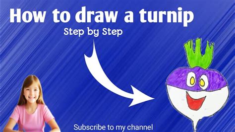 How To Draw A Turnip Easy Step By Step Coloring On Turnip Art