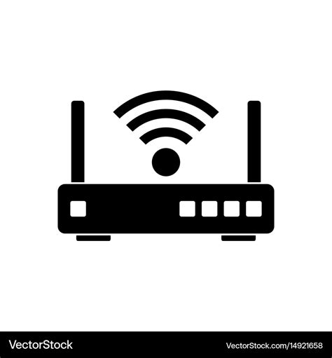 Router Icon Royalty Free Vector Image VectorStock