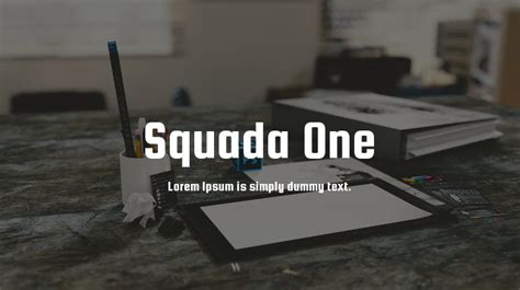 Squada One Font Download Free For Desktop And Webfont