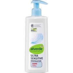 Alverde Naturkosmetik Bodylotion Ultra Sensitive Inhaltsstoffe