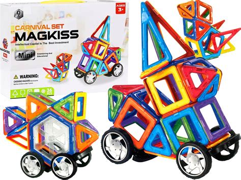 Klocki Magnetyczne Konstrukcyjne Edukacyjne El Pegaz Toys Sklep