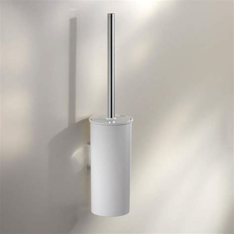 Keuco Moll Wall Mounted Toilet Brush Holder White