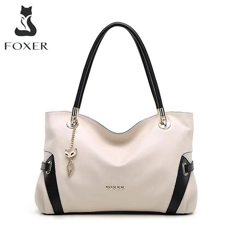 Foxer Sac Main En Cuir V Ritable Pour Femme Fourre Tout De Grande