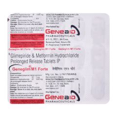 GENEGLIM M1 FORTE Tablet 15 S Price Uses Side Effects Netmeds