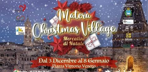 MATERA CHRISTMAS VILLAGE Per Festeggiare La Befana In Unatmosfera