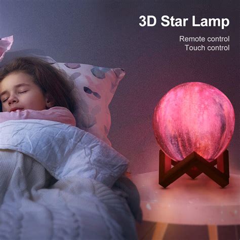 Led Mond Lampe D Nachtlicht Touch Sensor Moon Light Mondlicht Kinder