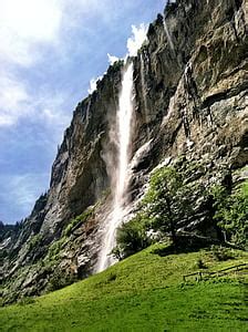 photo waterfall ocean sea natural nature mountain hippopx