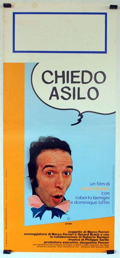 CHIEDO ASILO 1979Dir Marco FerreriCast Roberto Benigni Dominique