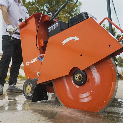 Mm Asphalt Concrete Road Cutting Machine Honda Gasoline Engine Floor