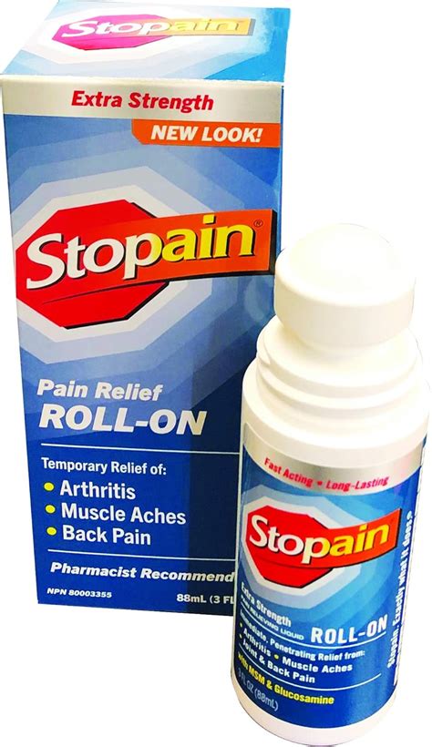 Stopain Extra Strength Pain Relieving Roll On Fast Relief From