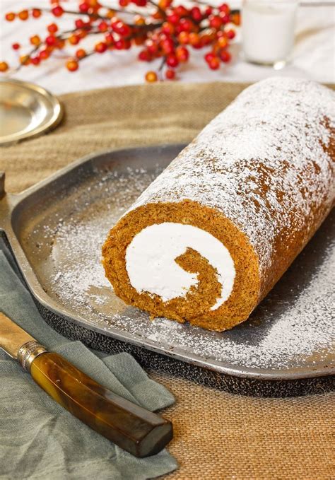 Recipe Pumpkin Swiss Cake Roll With Hazelnut Buttercream Recipe