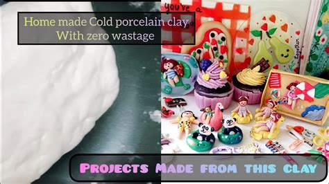 Best Homemade Air Dry Clay Cold Porcelain Clay Using Non Stick Pan