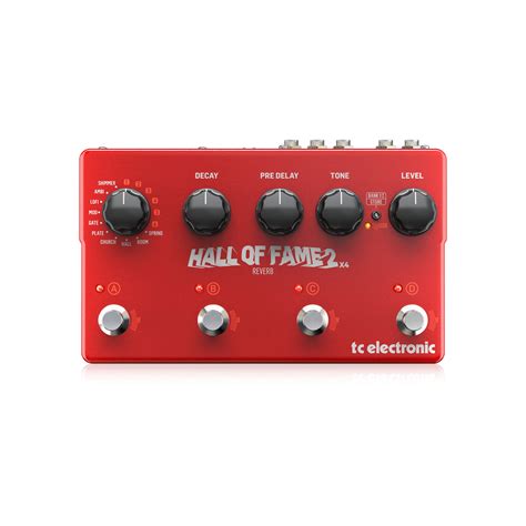 Tc Electronic Hall Of Fame X Acclaimed Reverb Pedal Expanded With