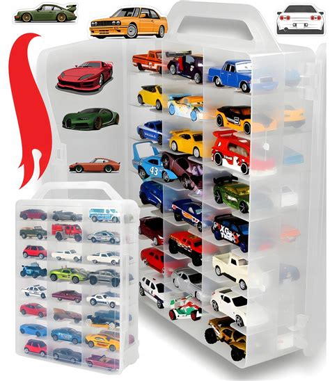 Walizka Na Auta Resoraki Hot Wheels Cars 48 Miejsc Dwustronna