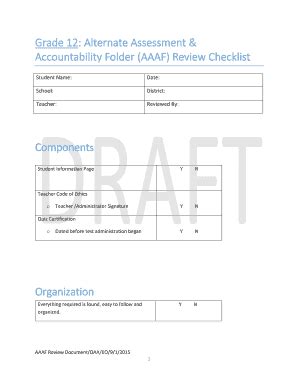 Fillable Online Education Ky Grade Alternate Assessment