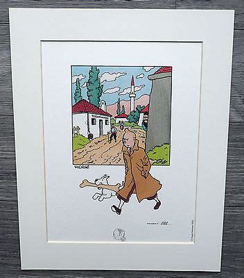 Comicsvalue Lithographie Herge Tintin Ans Le Sceptre D