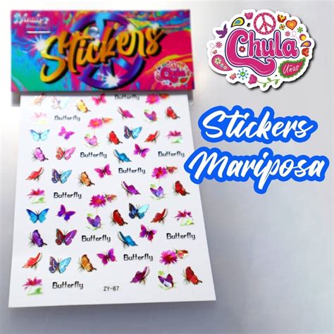 NUEVO STICKER MARIPOSA Comprar En Chula Nails Oficial