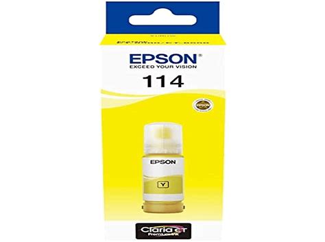 EPSON C13T07B440 114 ECOTANK YELLOW TINTENFLASCHE Tinte yellow ...