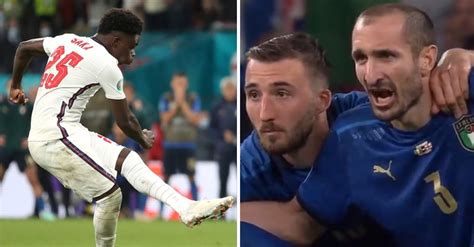 Giorgio Chiellini Admits He Cursed Bukayo Saka Moments Before Missed